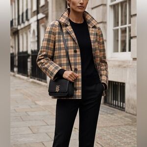 Burberry check jacket